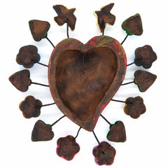 Heart with Flowers and Doves-Siesta Crafts