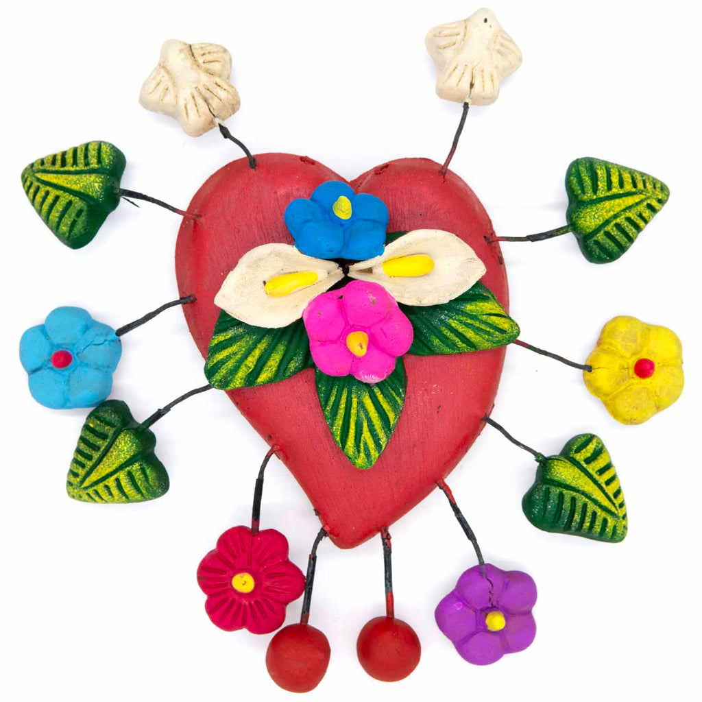 Heart with Flowers and Doves-Siesta Crafts