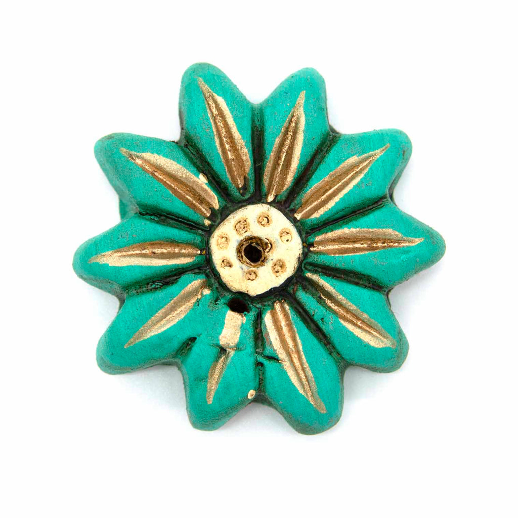 Flower Ceramic Incense Holder-Siesta Crafts