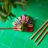 Aztec Creator God Incense Holder Colourful-Siesta Crafts