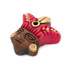 Aztec Warrior Incense Holder Colourful-Siesta Crafts