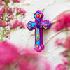 Mexican Painted Ornate Bird Cross-Siesta Crafts
