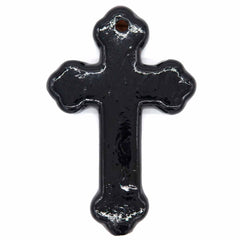 Mexican Painted Ornate Flower Cross-Siesta Crafts