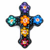 Mexican Painted Magnet Cross-Siesta Crafts