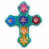 Mexican Painted Magnet Cross-Siesta Crafts