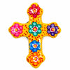Mexican Painted Magnet Cross-Siesta Crafts