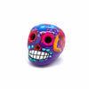 Mexican Painted Skull Mini with Two Holes-Siesta Crafts