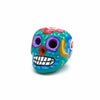Mexican Painted Skull Mini with Two Holes-Siesta Crafts
