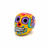 Mexican Painted Skull Mini with Two Holes-Siesta Crafts