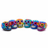 Mexican Painted Skull Mini with Two Holes-Siesta Crafts