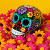 Mexican Painted Skull Medium-Siesta Crafts