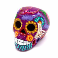 Mexican Painted Skull Medium-Siesta Crafts