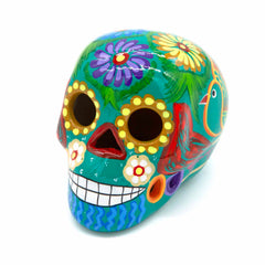 Mexican Painted Skull Medium-Siesta Crafts
