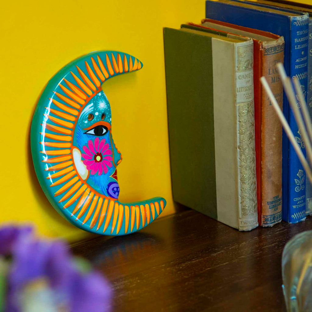 Mexican Painted Moon Small-Siesta Crafts