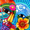 Mexican Painted Moon and Sun Small-Siesta Crafts