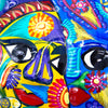 Mexican Painted Moon and Sun Large-Siesta Crafts