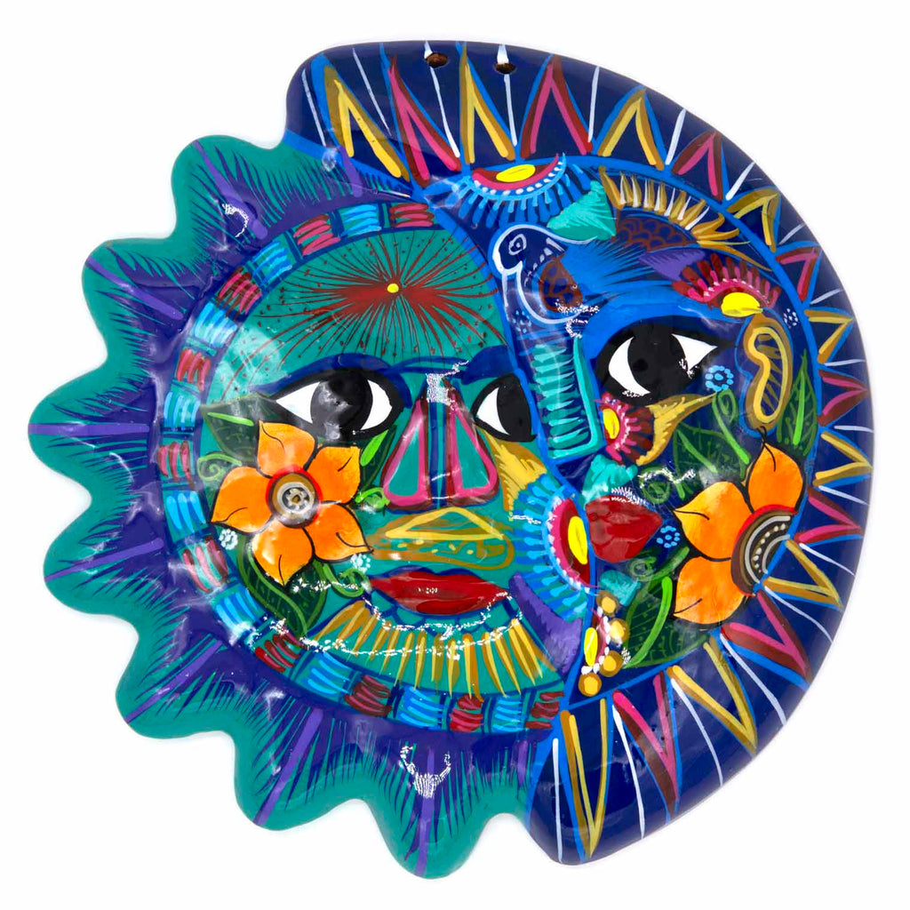 Mexican Painted Moon and Sun Large-Siesta Crafts