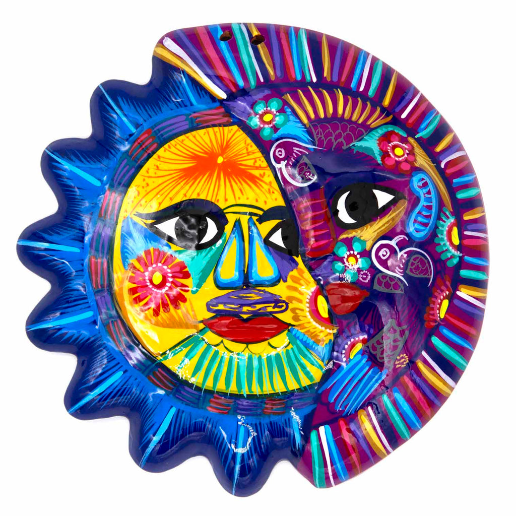 Mexican Painted Moon and Sun Large-Siesta Crafts