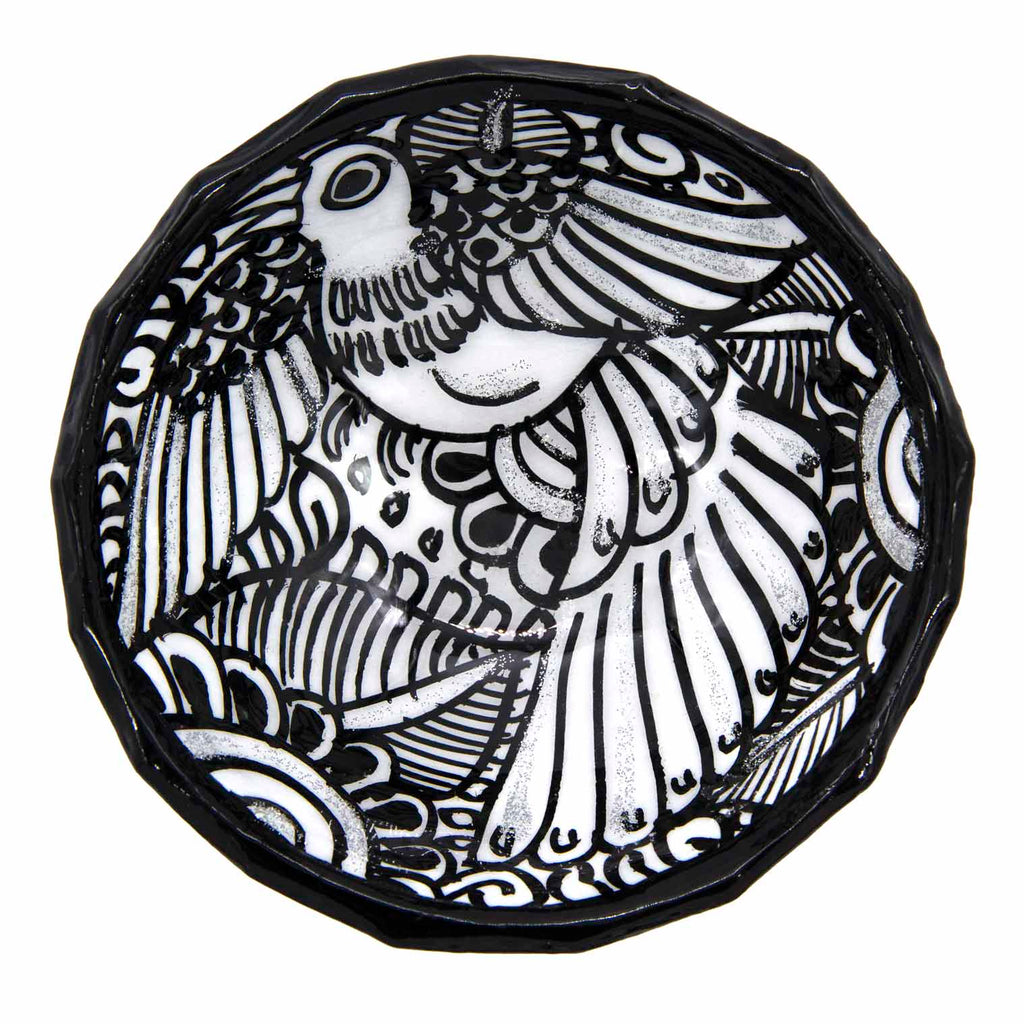Mexican Painted Bird Trinket Dish-Siesta Crafts