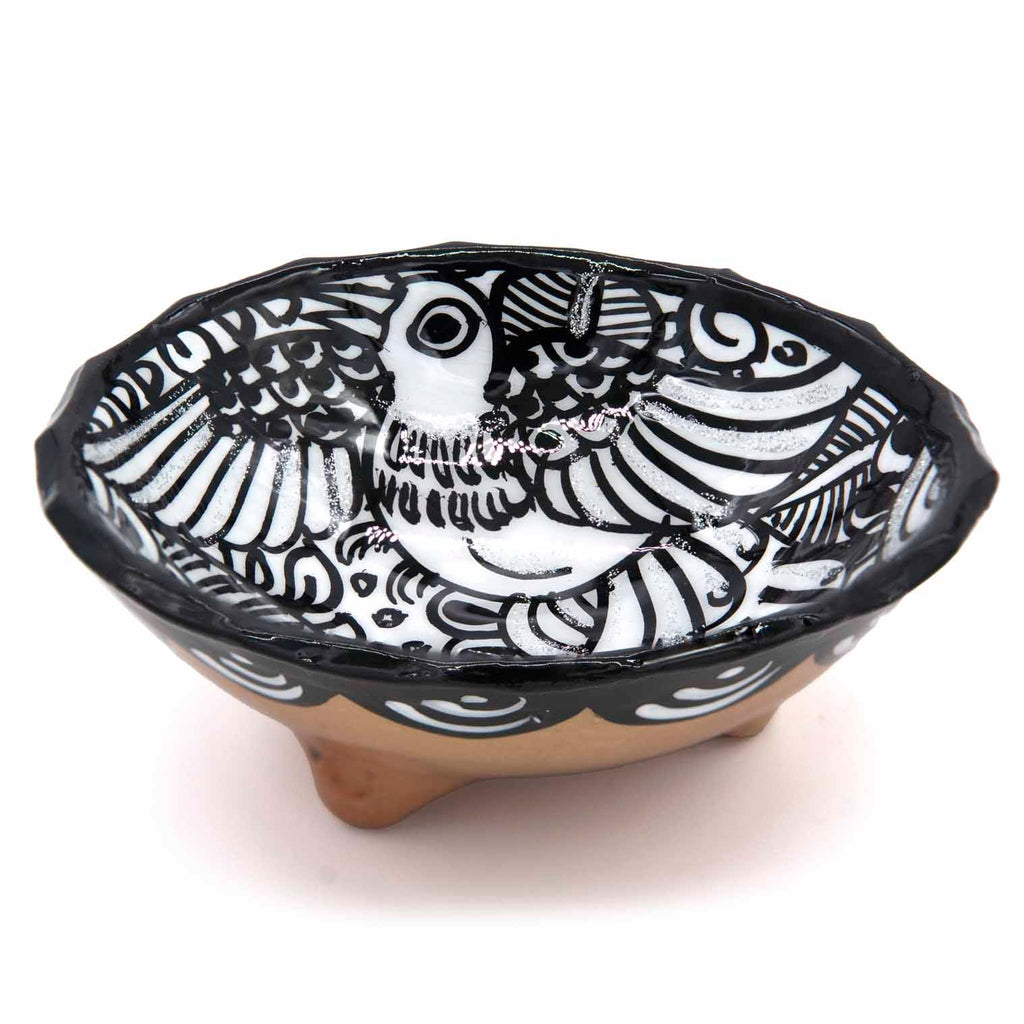 Mexican Painted Bird Trinket Dish-Siesta Crafts
