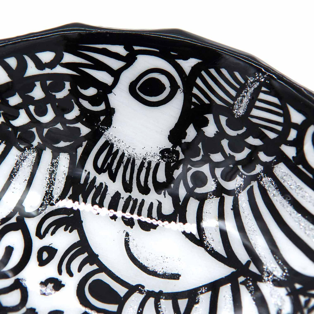 Mexican Painted Bird Trinket Dish-Siesta Crafts