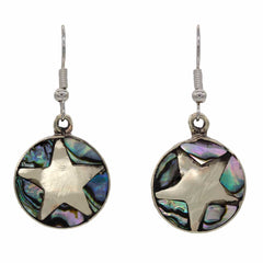 Estrella Redonda Earrings-Siesta Crafts