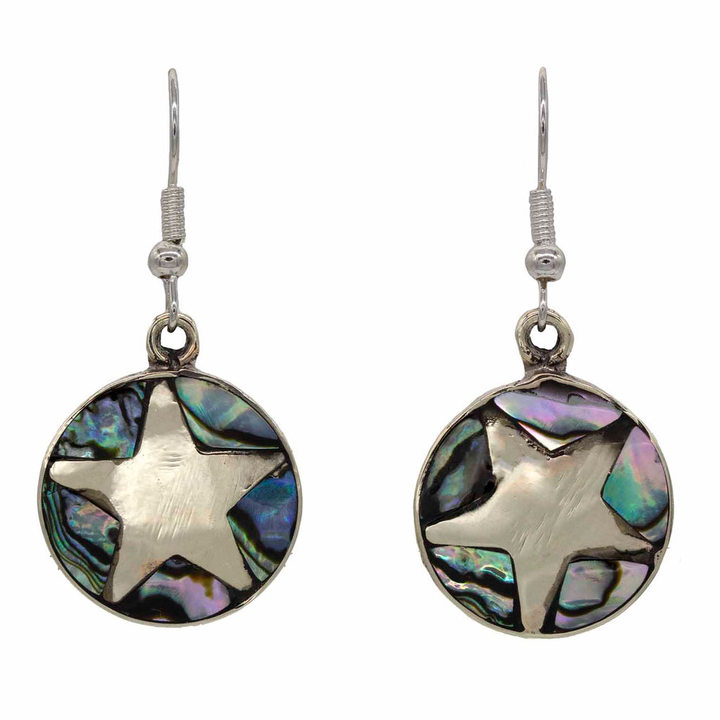 Estrella Redonda Earrings-Siesta Crafts