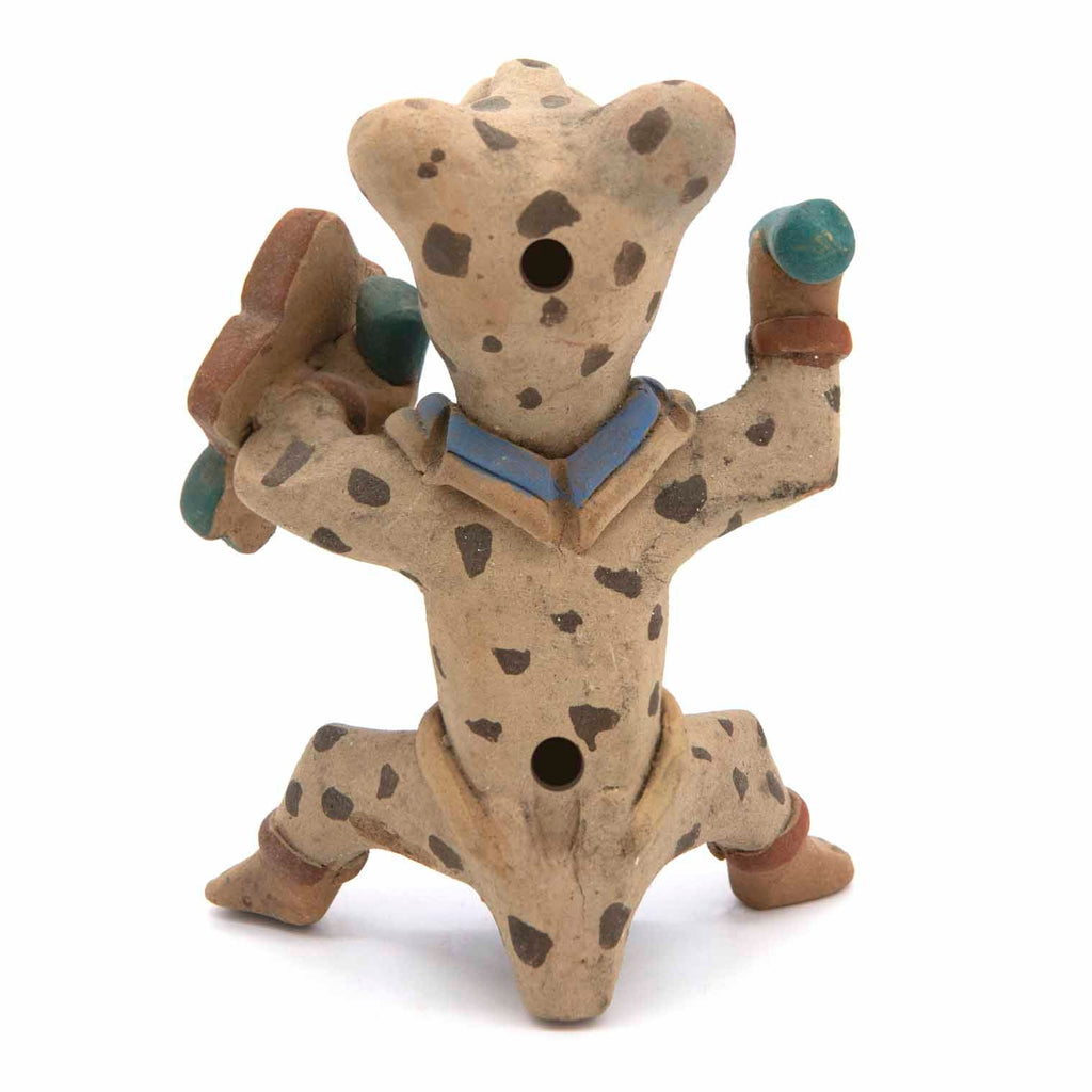 Aztec Jaguar Warrior Statue-Siesta Crafts