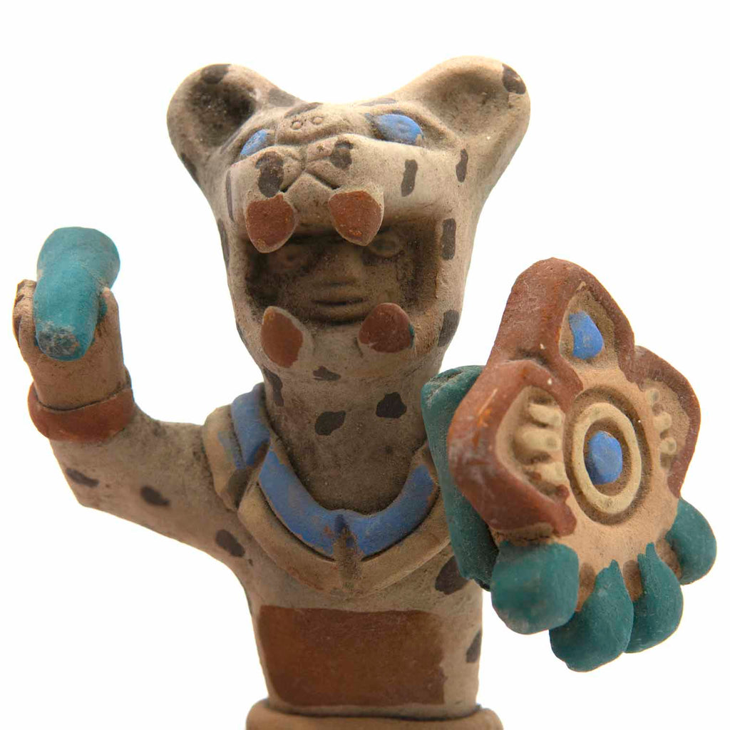 Aztec Jaguar Warrior Statue-Siesta Crafts
