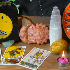 Natural Sun and Moon Plaque-Siesta Crafts