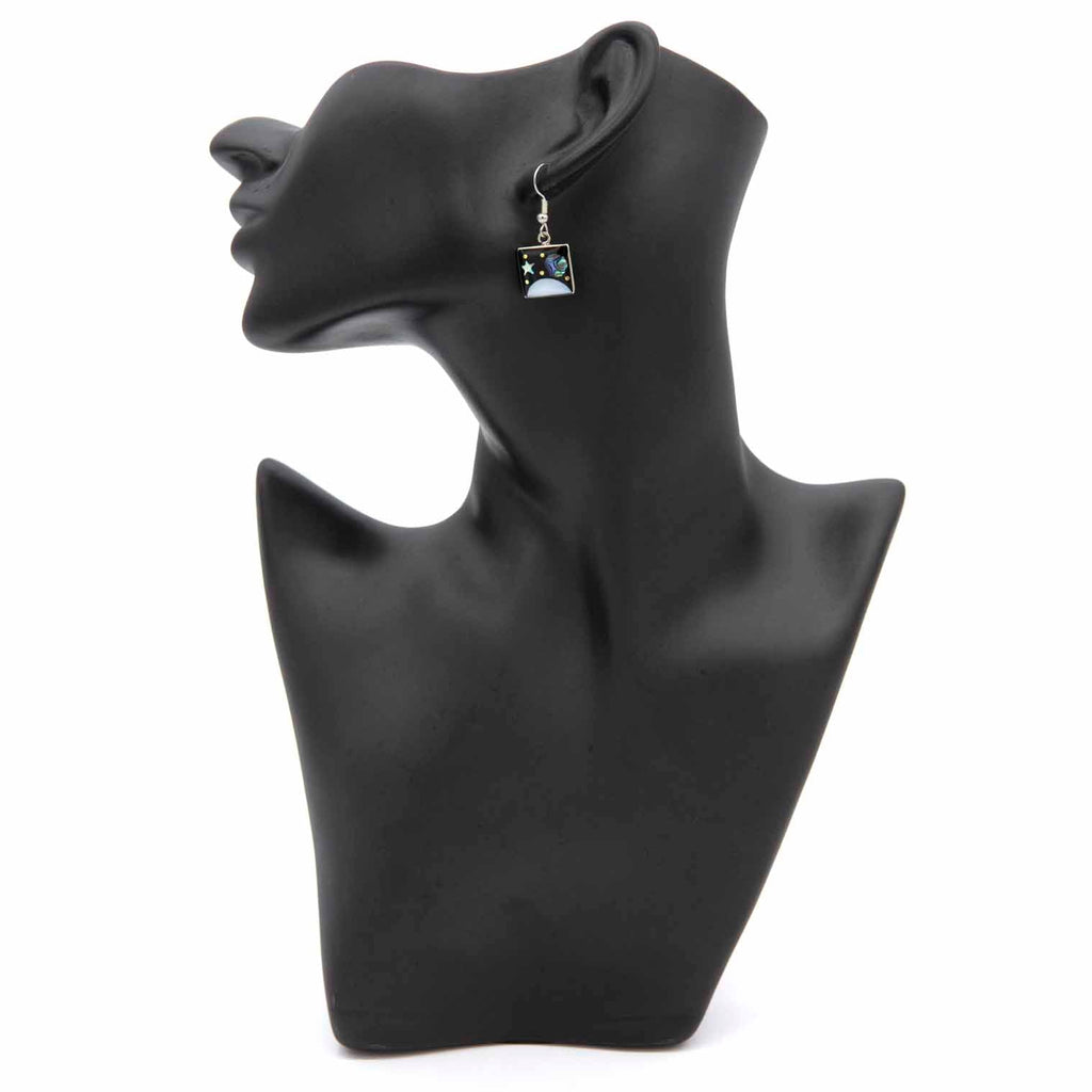 Planeta Caja Earrings-Siesta Crafts