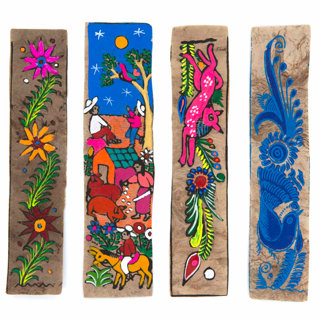 Amate Bark Painted Bookmark-Siesta Crafts