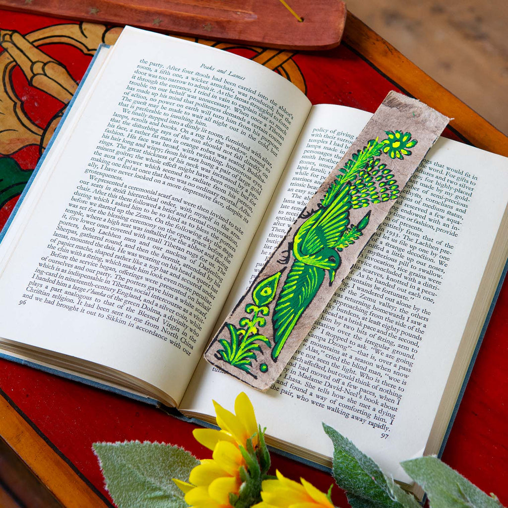 Amate Bark Painted Bookmark-Siesta Crafts