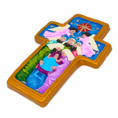 Nativity Cross - Medium-Siesta Crafts