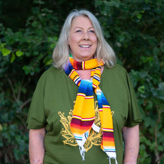 Mexican Serape Scarf