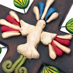 Mexican Dove Cross Ceramic-Siesta Crafts