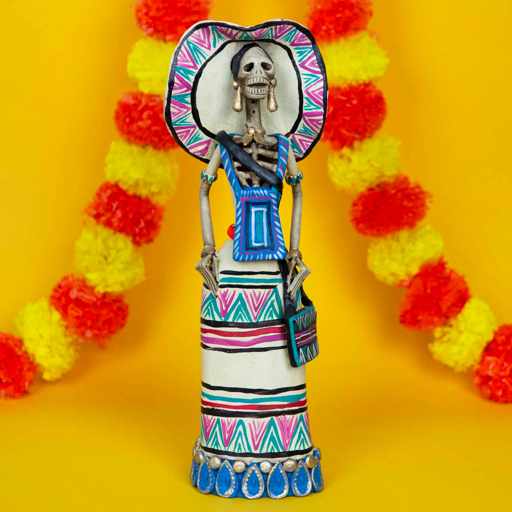 Medium Catrina Ceramic No.45-Siesta Crafts