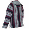 Baja Top - Maroon, Black and White-Siesta Crafts