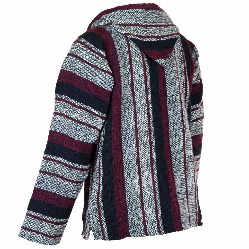 Baja Top - Maroon, Black and White-Siesta Crafts