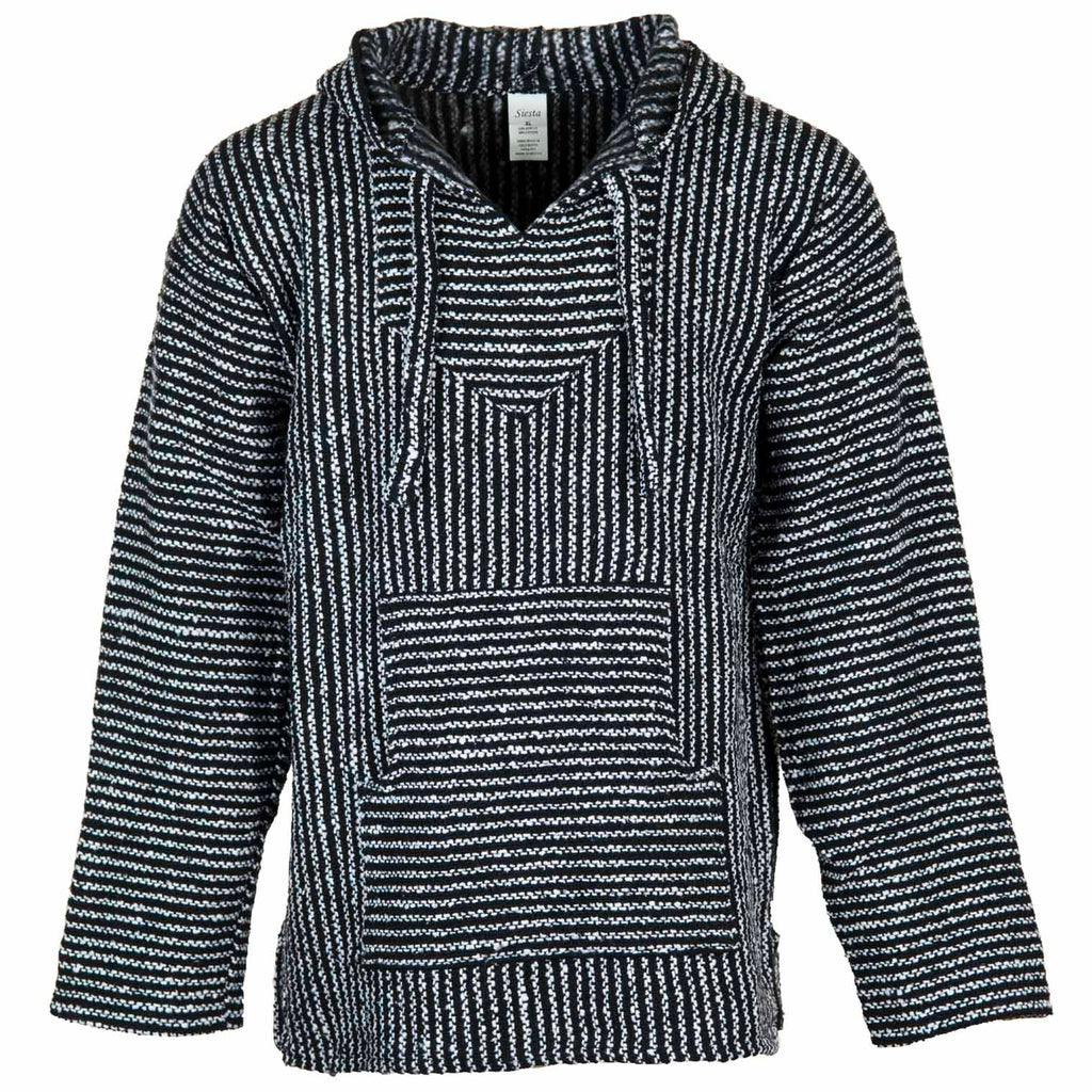 Baja Top - Thin Black and White-Siesta Crafts