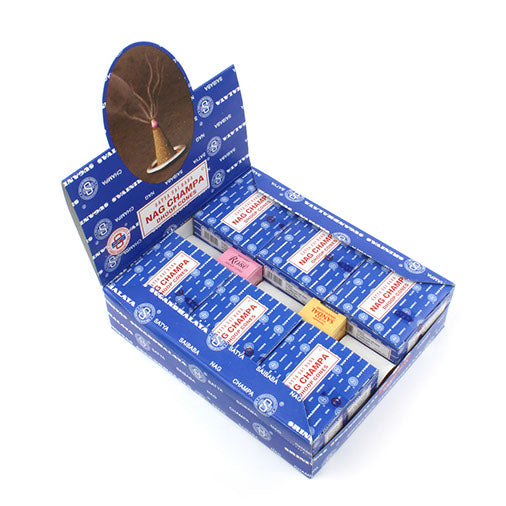 Satya Nag Champa Dhoop Incense Cones-Siesta Crafts