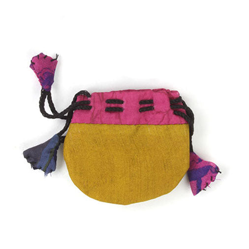 Recycled Sari Ring Pouch-Siesta Crafts