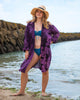 Tonal Tie Dye Shirt Dress-Siesta Crafts