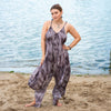 Tonal Tie Dye Jumpsuit-Siesta Crafts