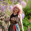 Peace Design Halter Neck Top-Siesta Crafts