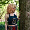 Peace Design Halter Neck Top-Siesta Crafts
