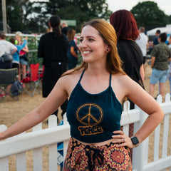 Peace Design Halter Neck Top
