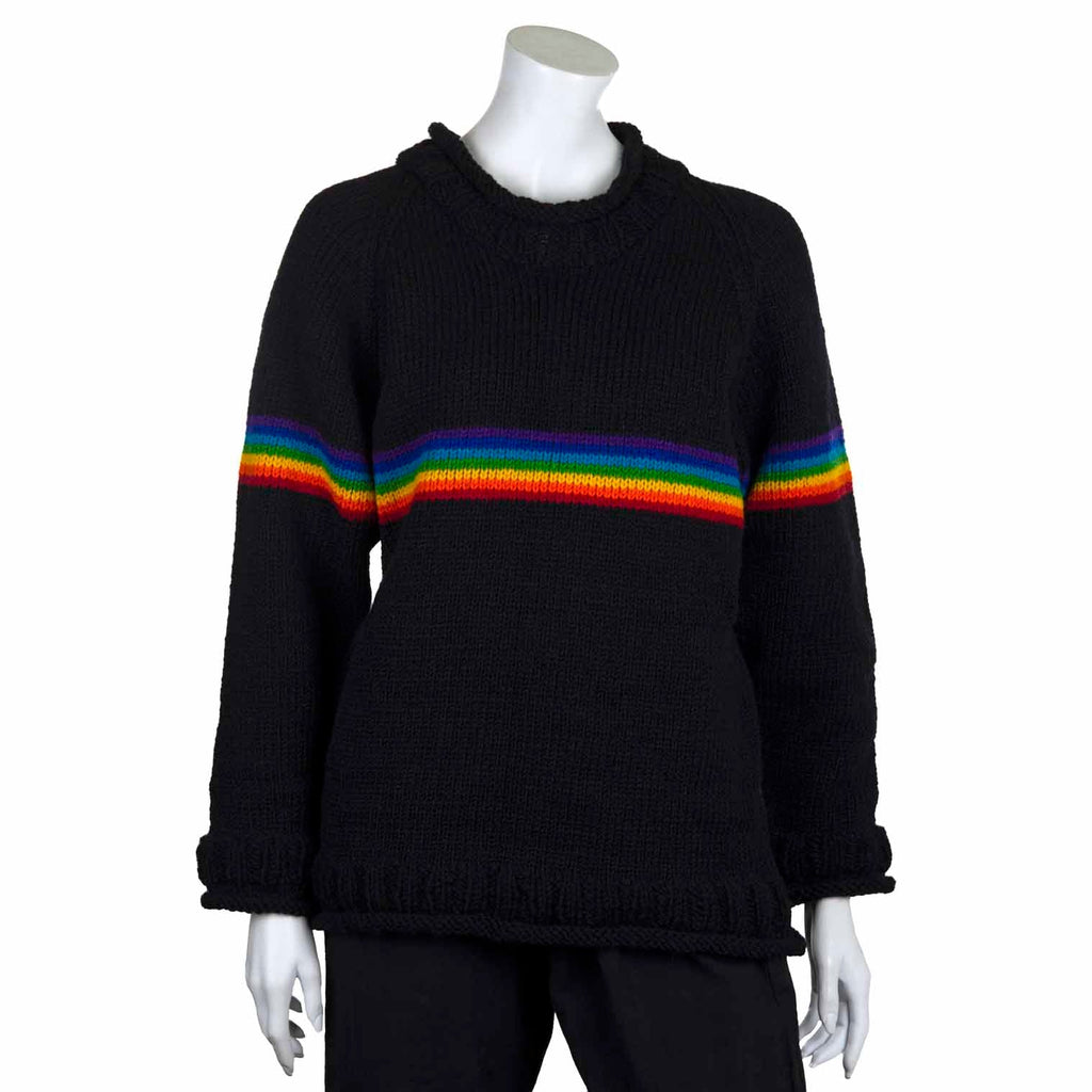 Rainbow Stripe Jumper-Siesta Crafts