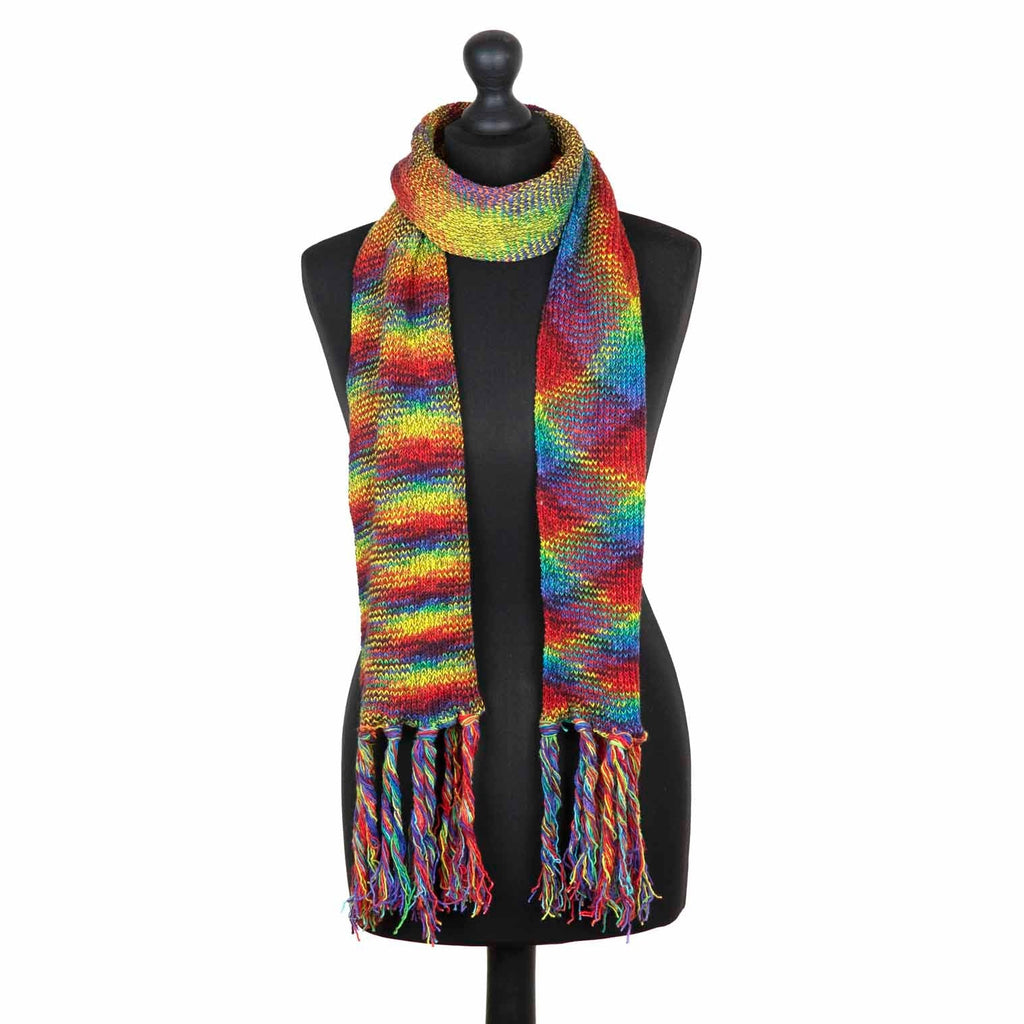 Knitted Cotton Scarf-Siesta Crafts