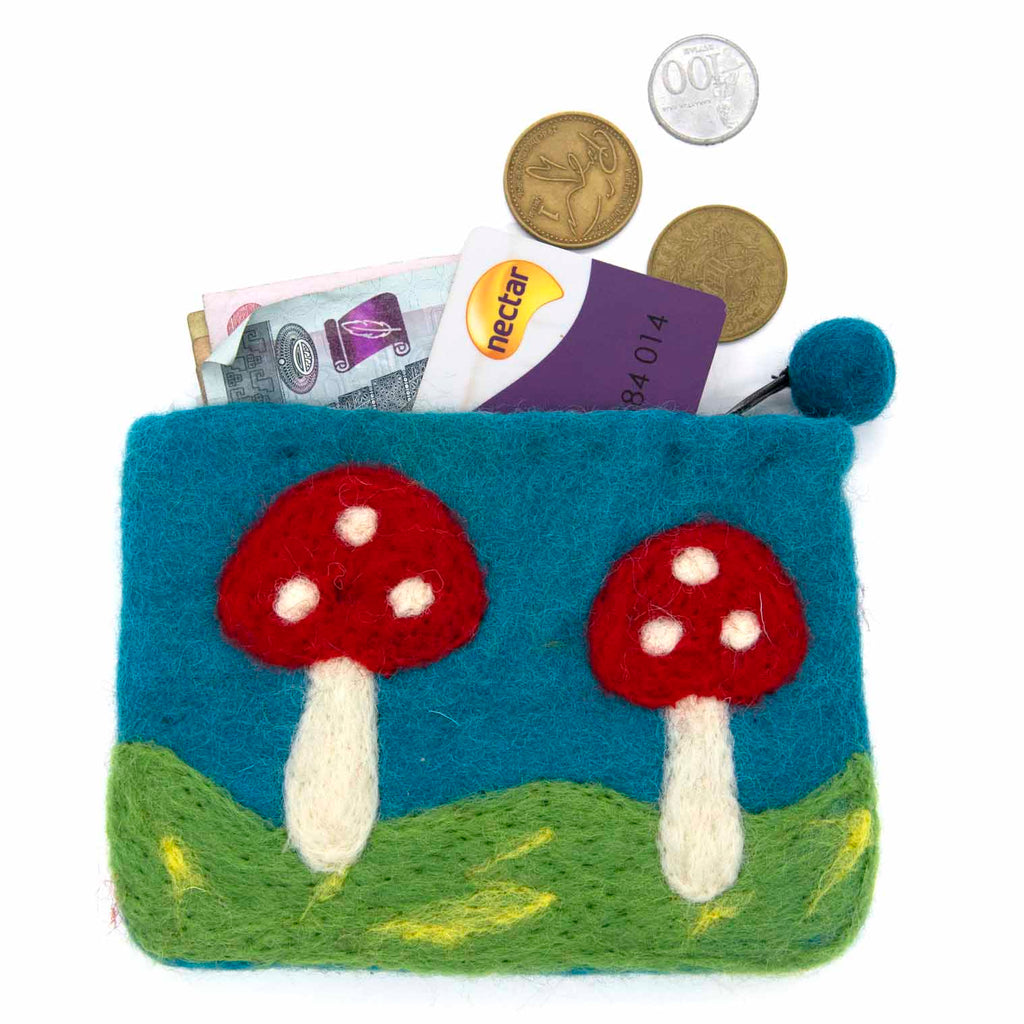 Mushroom Felt Purse-Siesta Crafts